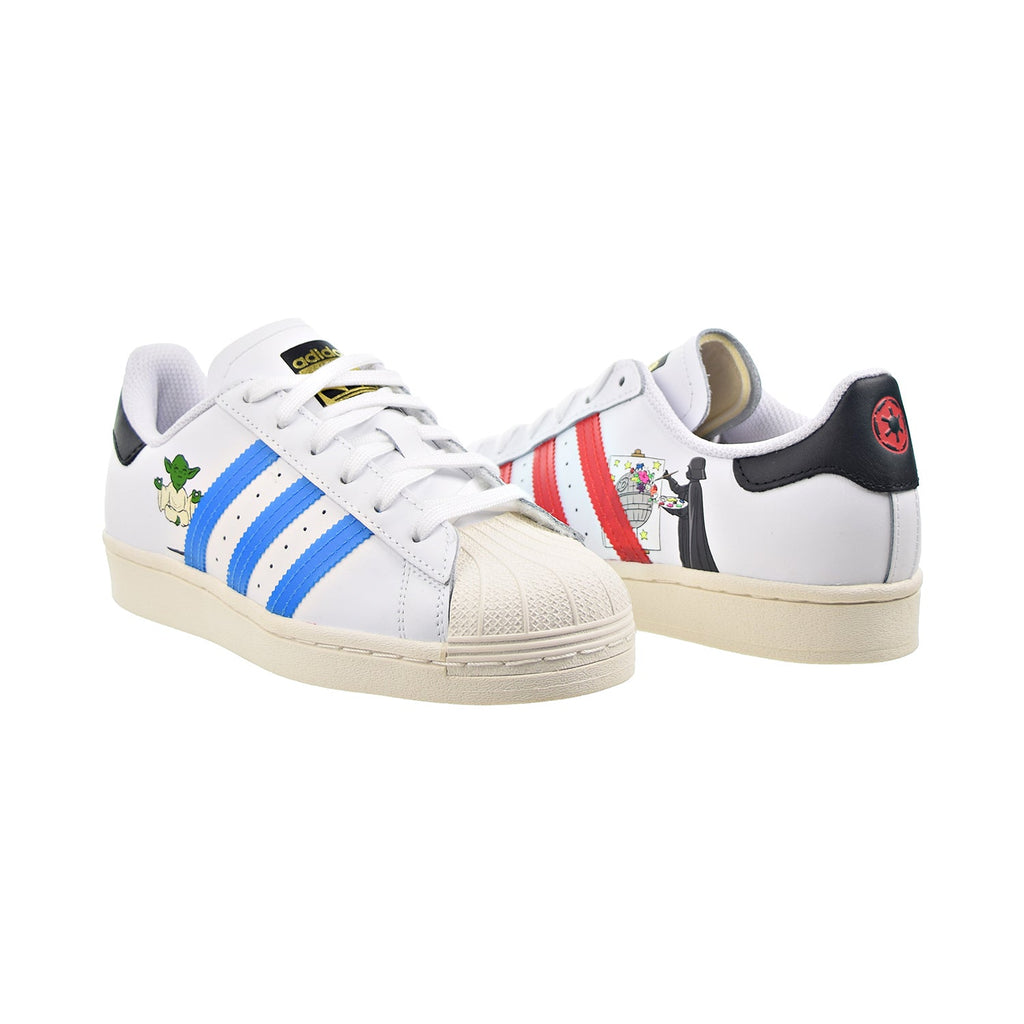 Adidas Superstar Star Wars Big Kids' Shoes Cloud White-Scarlet-Chalk White