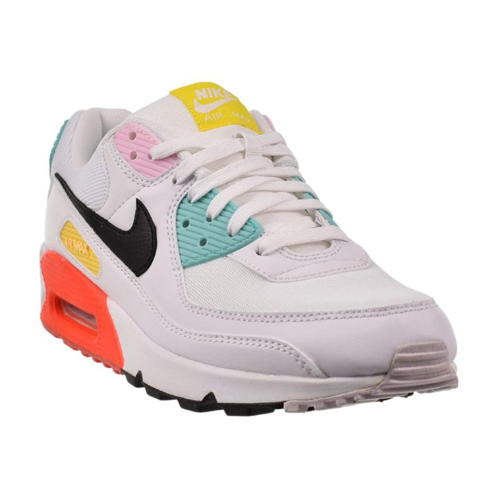 Nike Air Max 90 Women s Shoes White Pink Foam Bright Crimson Sports Plaza NY