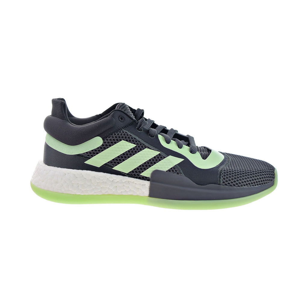 Adidas Marquee Boost Low Men's Basketball Shoes Carbon-Glow Green-Grey Five