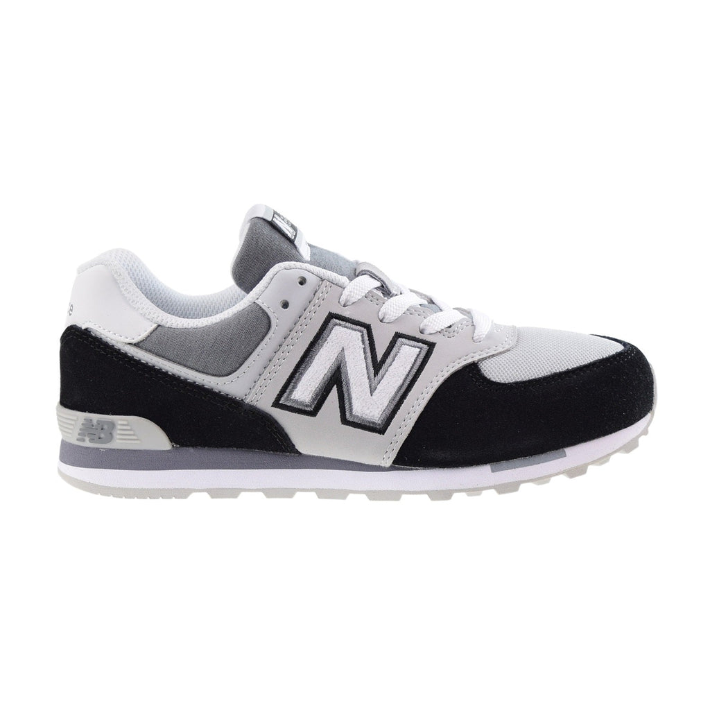 New Balance 574 Varsity Big Kids Shoes Black Grey Sports Plaza NY