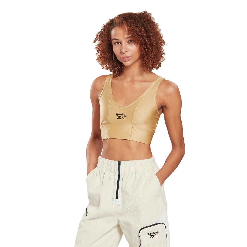 Reebok Wonder Woman Low-Impact Light Support Women's Bra Gold