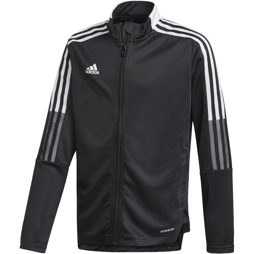 Adidas Tiro 21 Big Kids' Track Jacket Black 