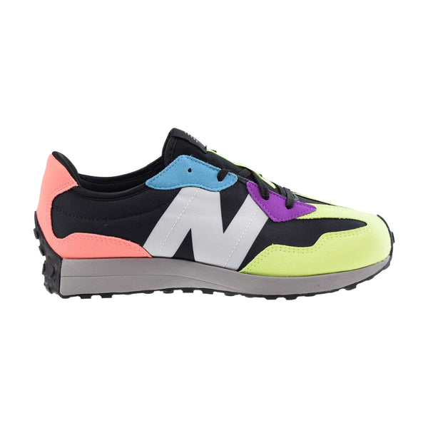 New Balance 327 Big Kids' Shoes Black Paradise-Pink-Black