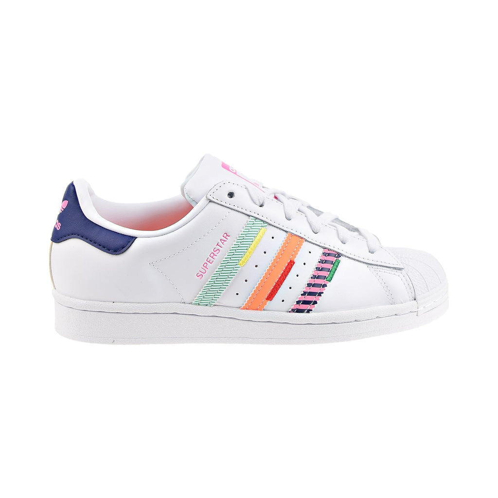 Adidas Superstar Women's Shoes Cloud White/Night Sky/Green