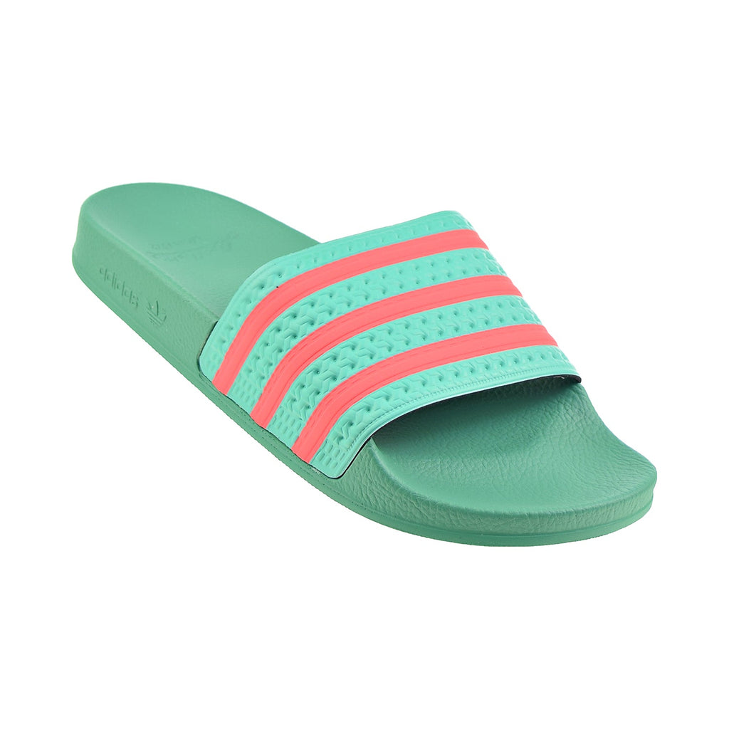 Adidas teal slides online