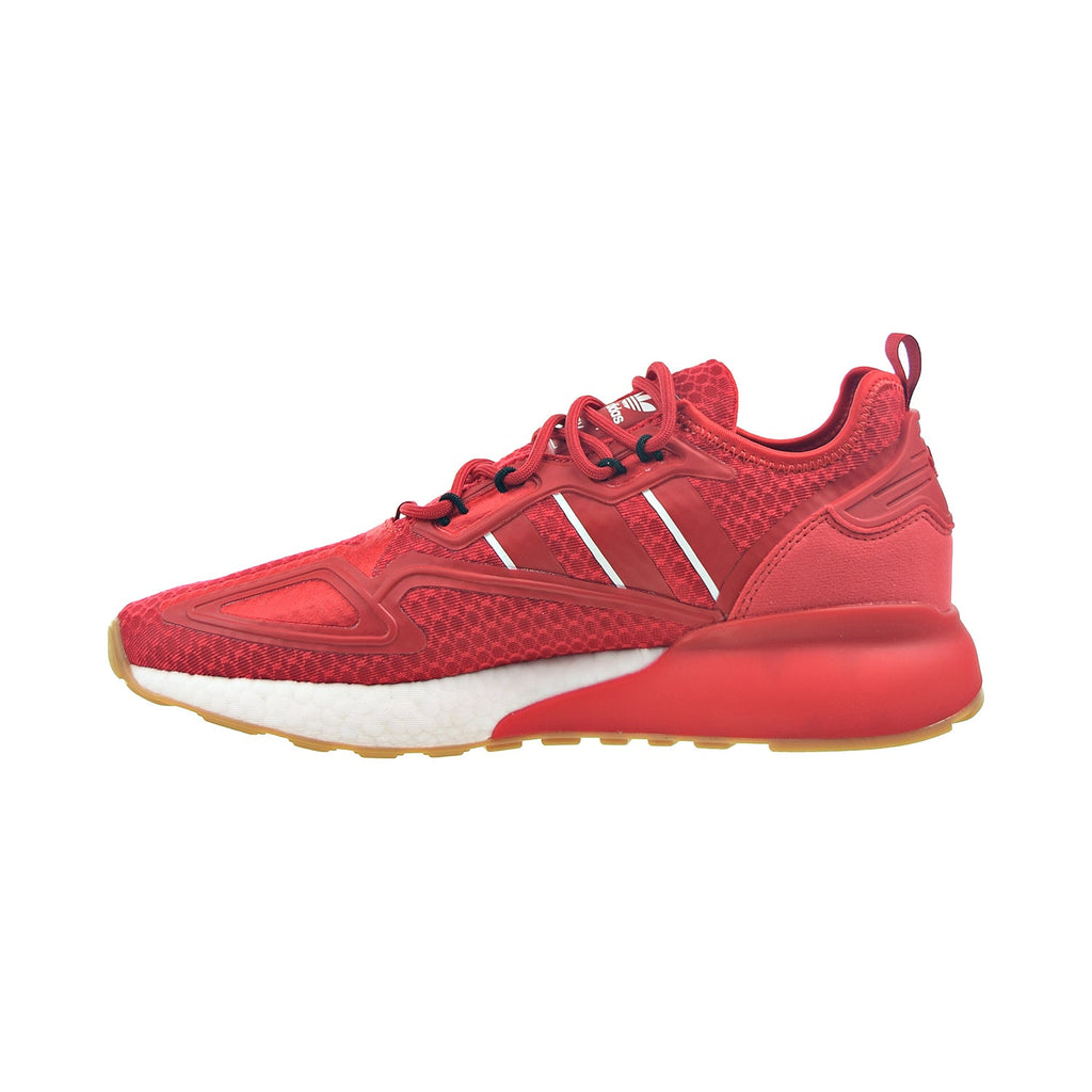 Adidas ZX 2K Boost Men's Shoes Scarlet-Cloud White-Gum – Sports 