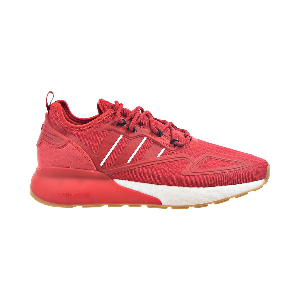 Adidas ZX 2K Boost Men's Shoes Scarlet-Cloud White-Gum – Sports 