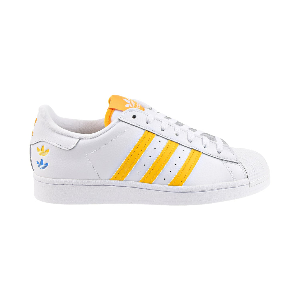 Adidas Superstar Men's Cloud White-College Gold-Pulse Blue 