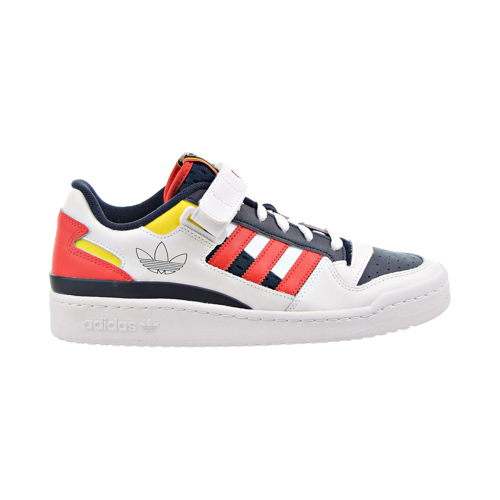 Adidas Forum Low Men's Shoes Cloud White-Legend Ink-Red