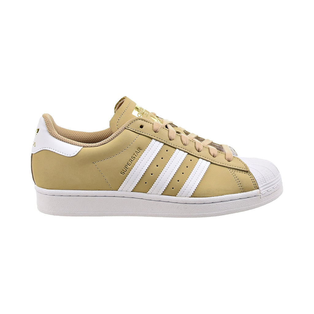 Adidas Superstar Men's Shoes Beige Tone-Cloud White-Gold Metallic