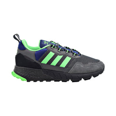 Adidas ZX 1K Boost Men's Shoes Grey Six-Screaming Green-Core Black 