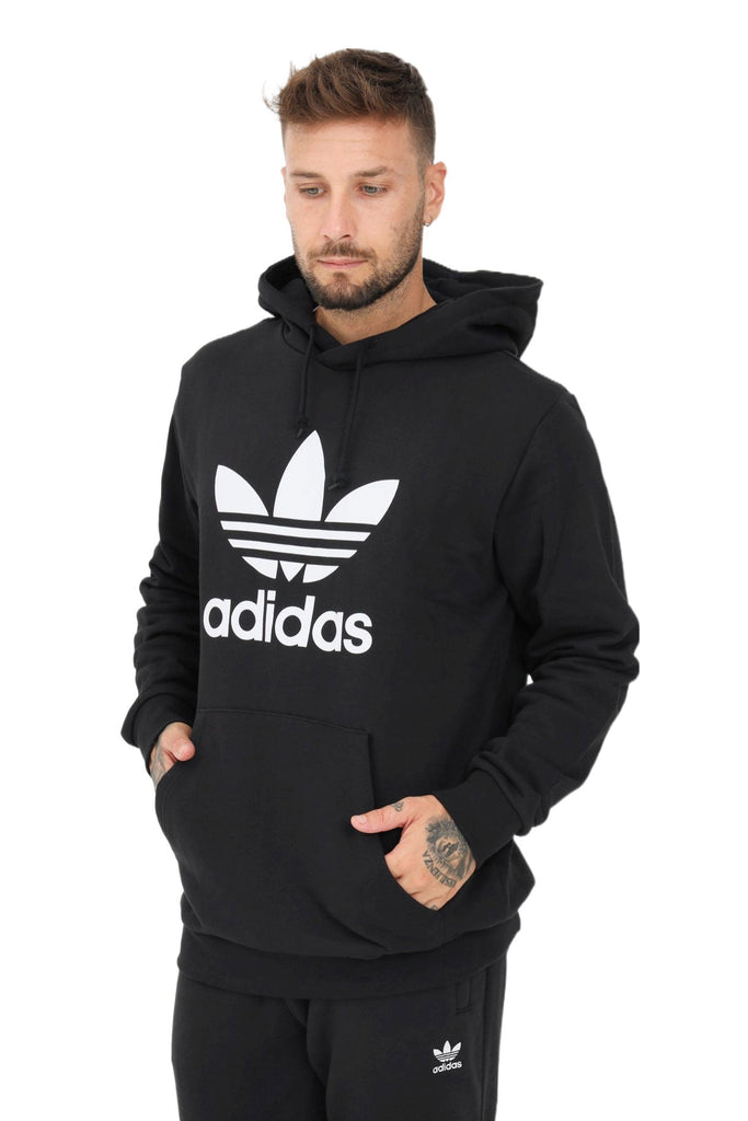 Adidas Adicolor Classics Trefoil Men's Hoodie Black-White