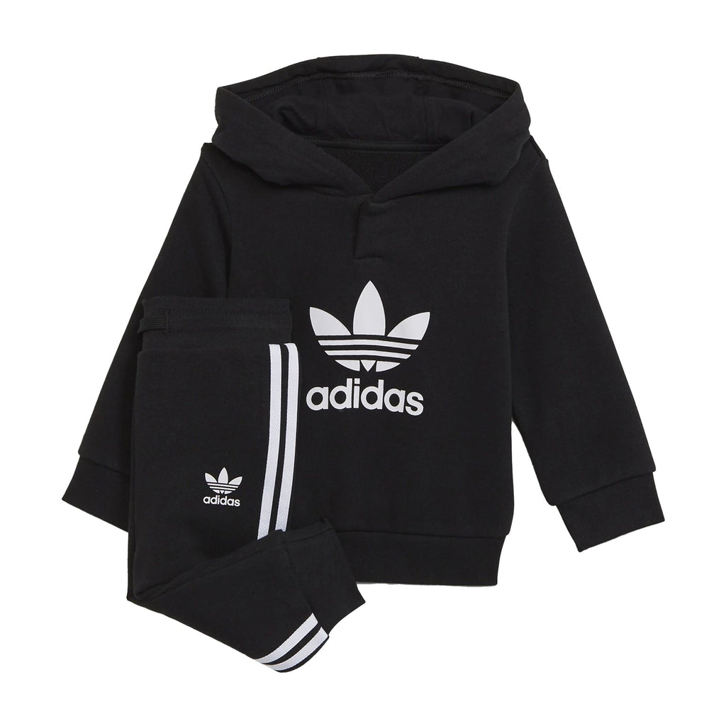 Adidas Adicolor Infants/Toddlers Hoodie Set Black-White