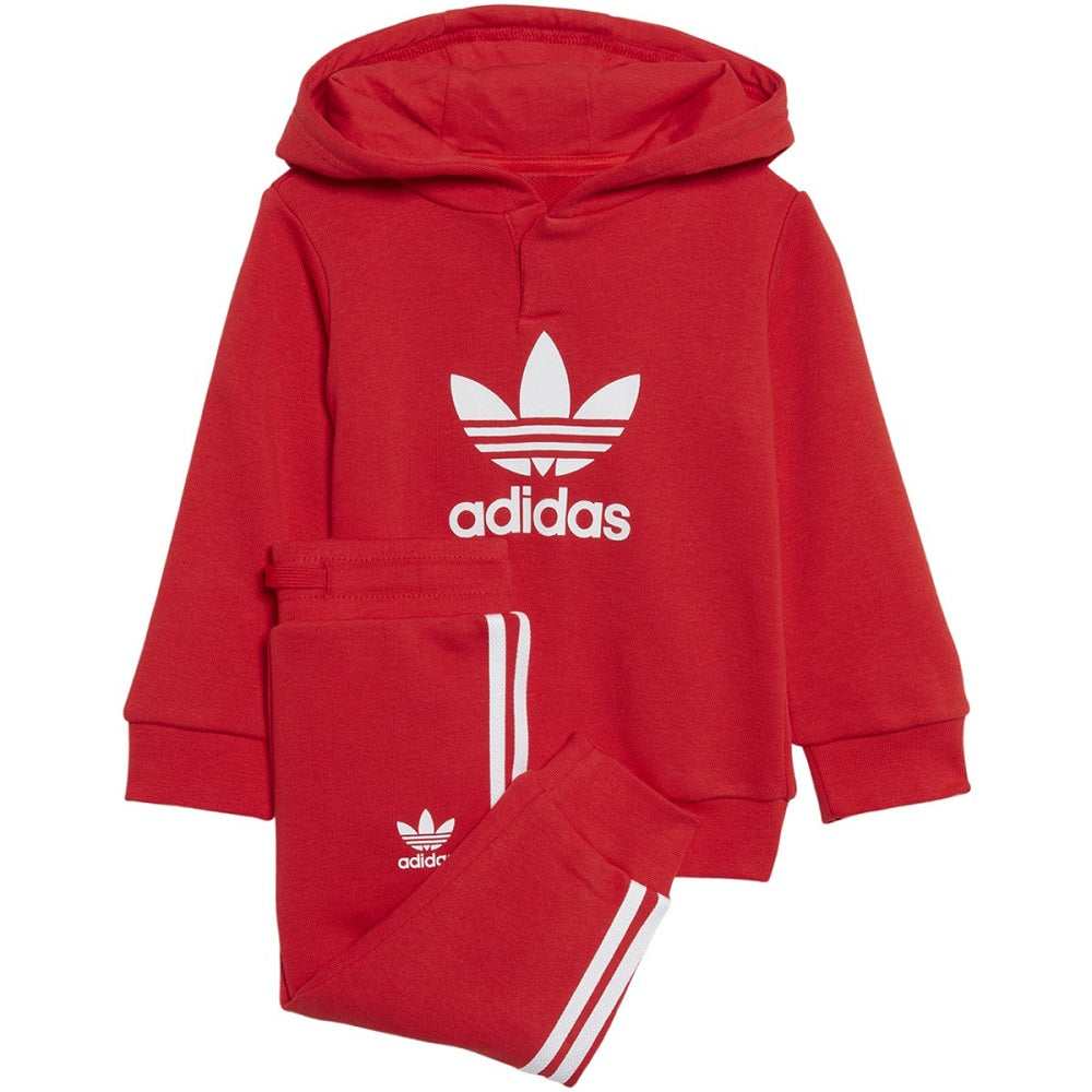 Adidas Adicolor Tracksuit Toddlers Hoodie Vivid Red-White