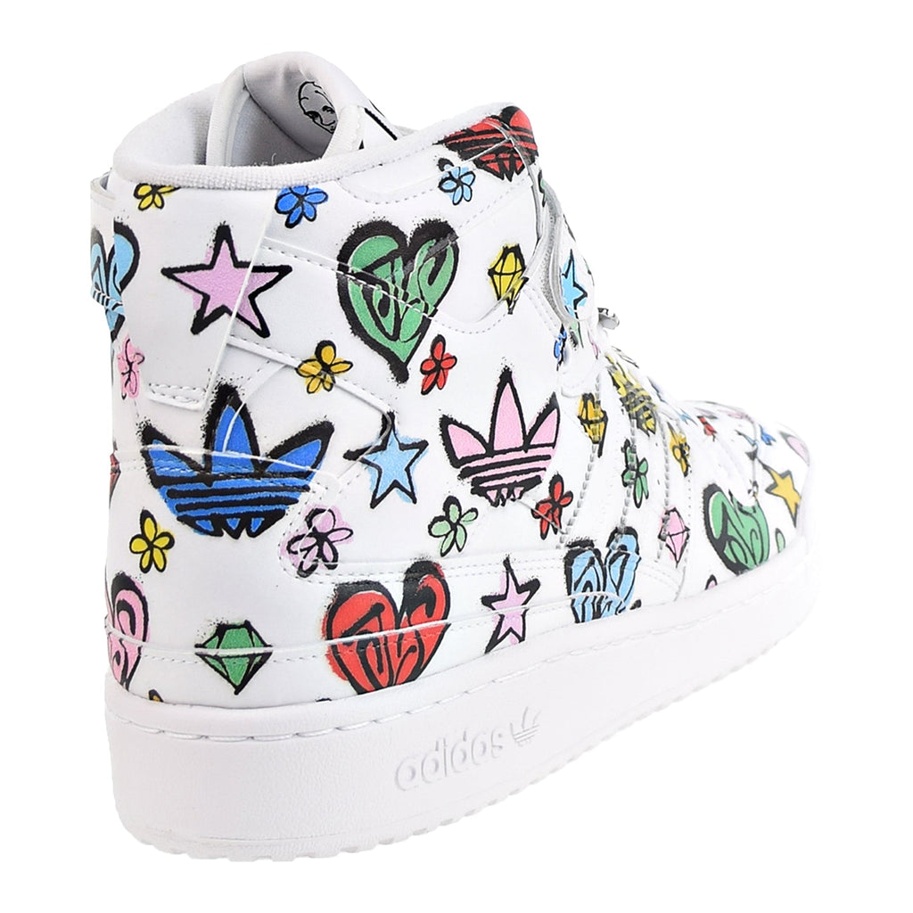 Adidas Jeremy Scott Forum 84 Hi Mono Men s Shoes Cloud White Core Blac Sports Plaza NY