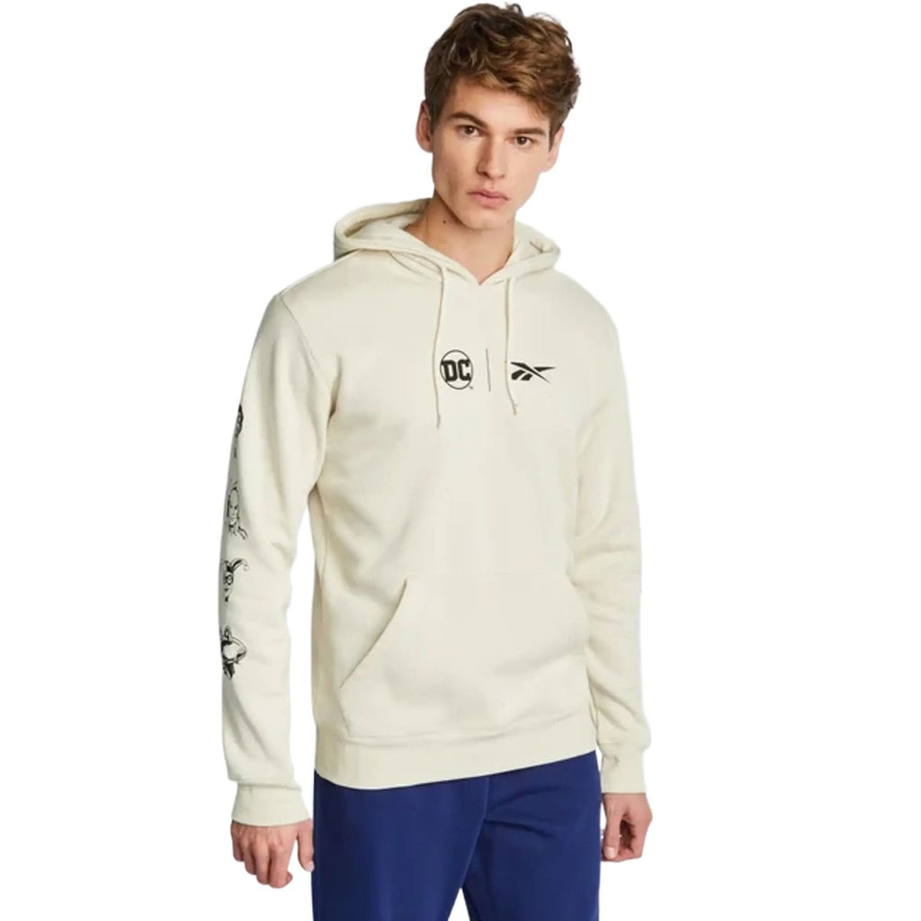 Reebok DC X Logo Pull Over Men's Hoodie Alabaster