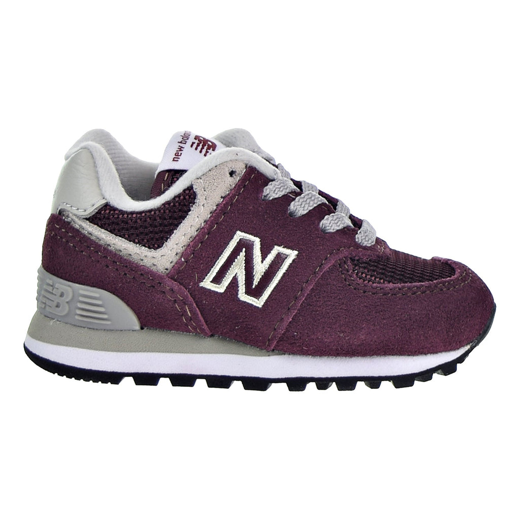 New Balance 574 Toddler's Shoes Burgundy/Grey