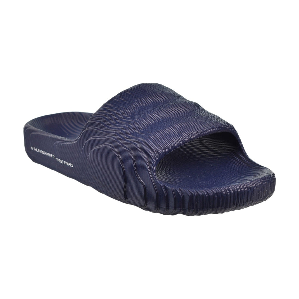 Adidas Adilette 22 Men s Slides Dark Blue Cloud White Sports Plaza NY