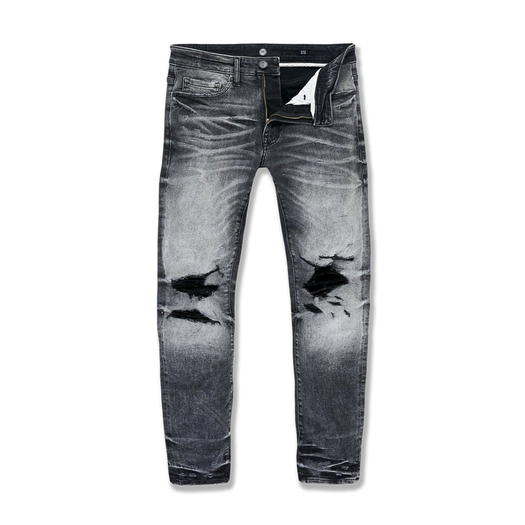 Jordan Craig Blow Out Relax Fit Men's Denim Jean Pants Black