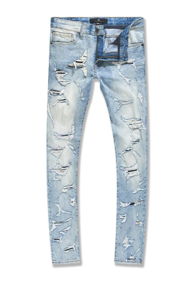 Jordan Craig Heavy Shredded Ross Men's Jean Pant Iced Lager