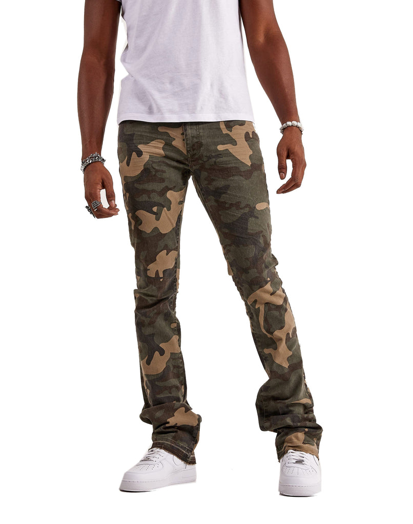 Jordan Craig Stacked Denim Men's Pants Woodland