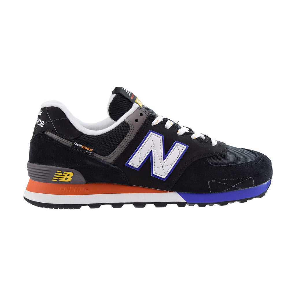 New Balance 574 Men's Shoes Black-Orange