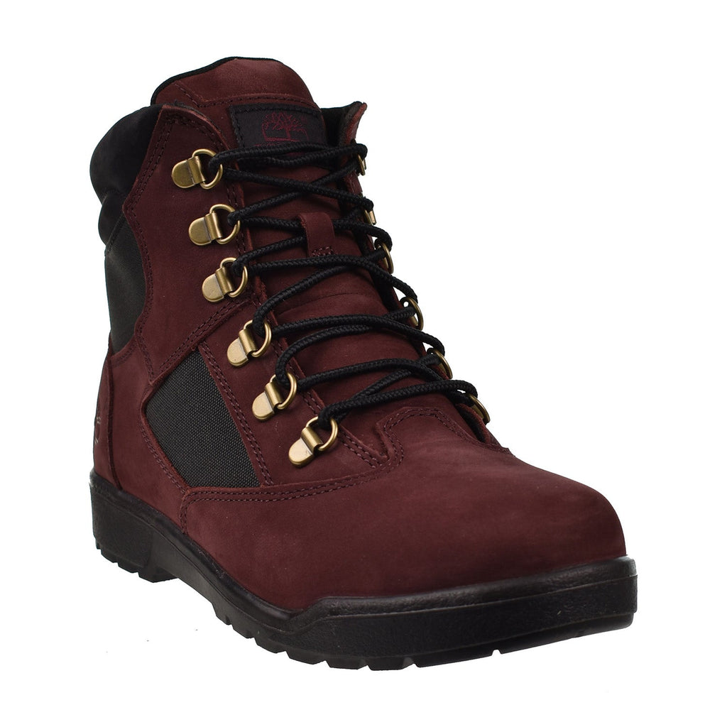 Timberland 6 inch GS Big Kids Field Boots Burgundy Nubuck Sports Plaza NY