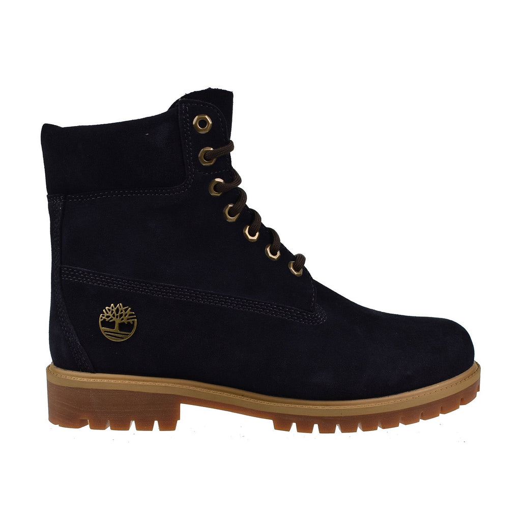 Timberland Premium Heritage 6 inch Men's Boots Dark Blue Nubuck