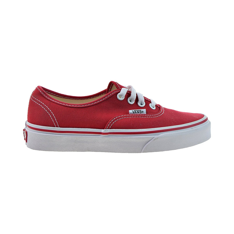 Vans Authentic Canvas Men s Shoes Red Sports Plaza NY