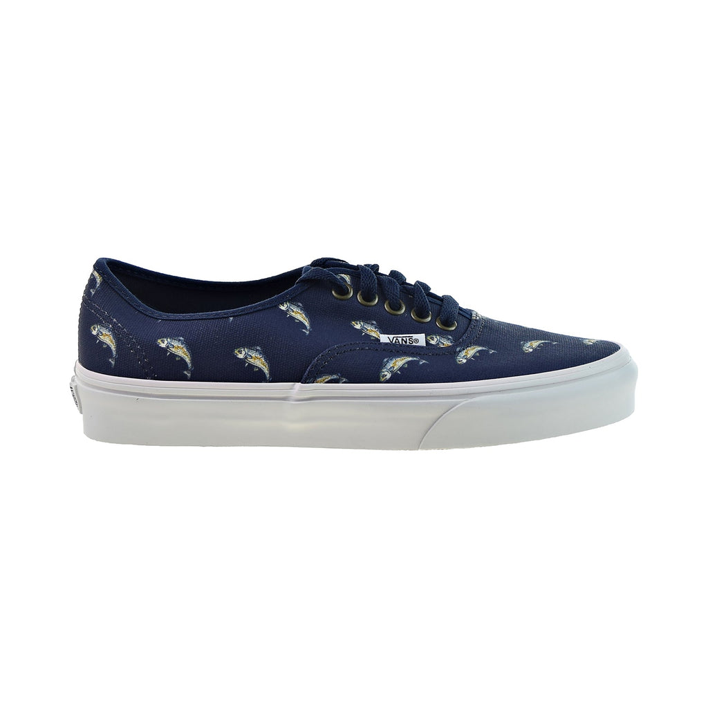 Vans Authentic Outdoor Navy Fish Print Men's Shoes Dress Blues-Fish  vn0a2z5i-v4x (7 M US)