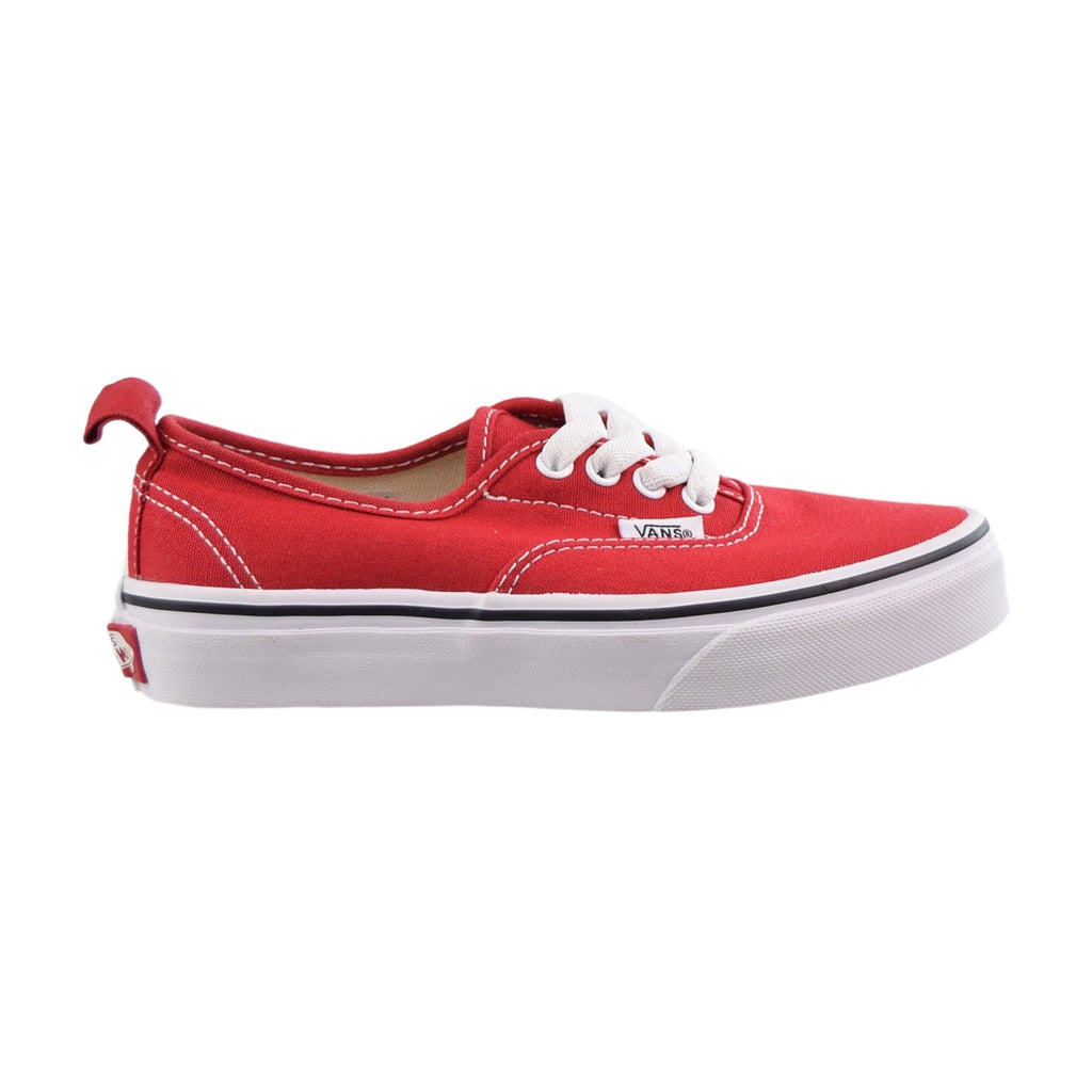 Vans Authentic Elastic Little Kids Shoes Racing Red-True White