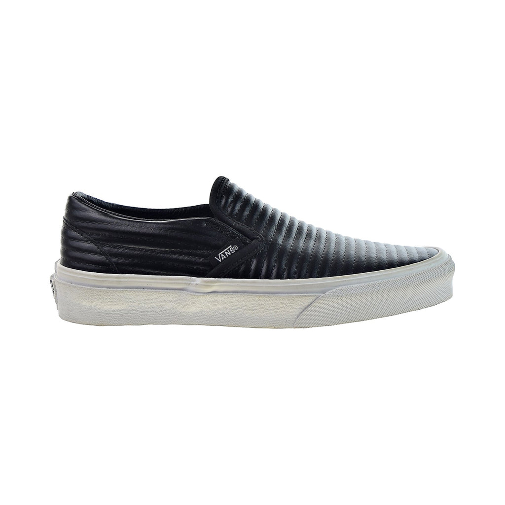 Vans Classic Slip-On "Moto Leather" Men's Shoes Black