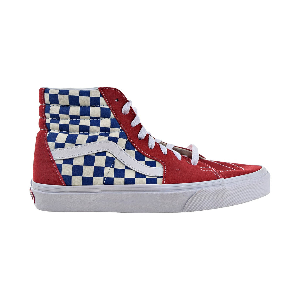 Vans Sk8-Hi BMX Checkerboard Men's Shoes True Blue-Red