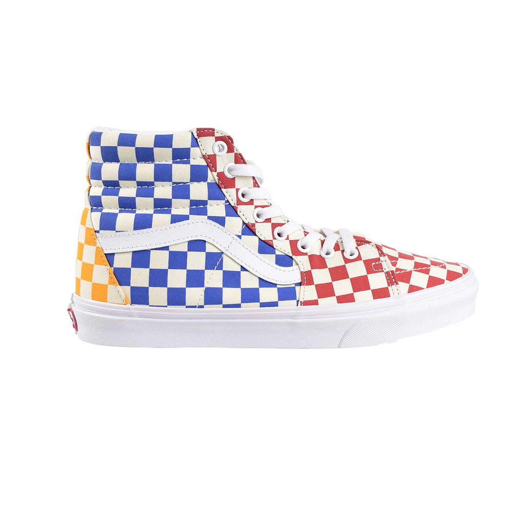 Vans SK8-Hi Mens Shoes Vanilla Checkerboard/Multi/True