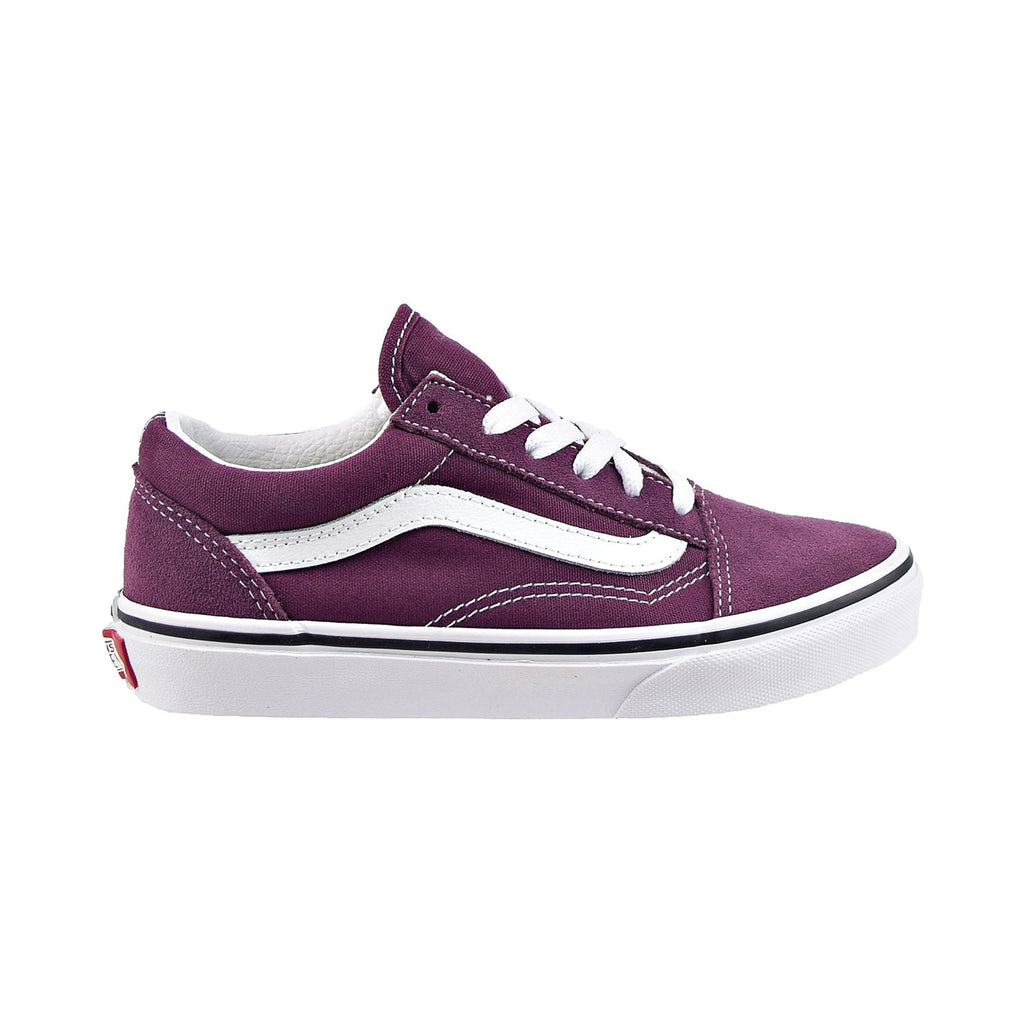 Vans Old Skool Kids' Shoes Grape Wine/True White