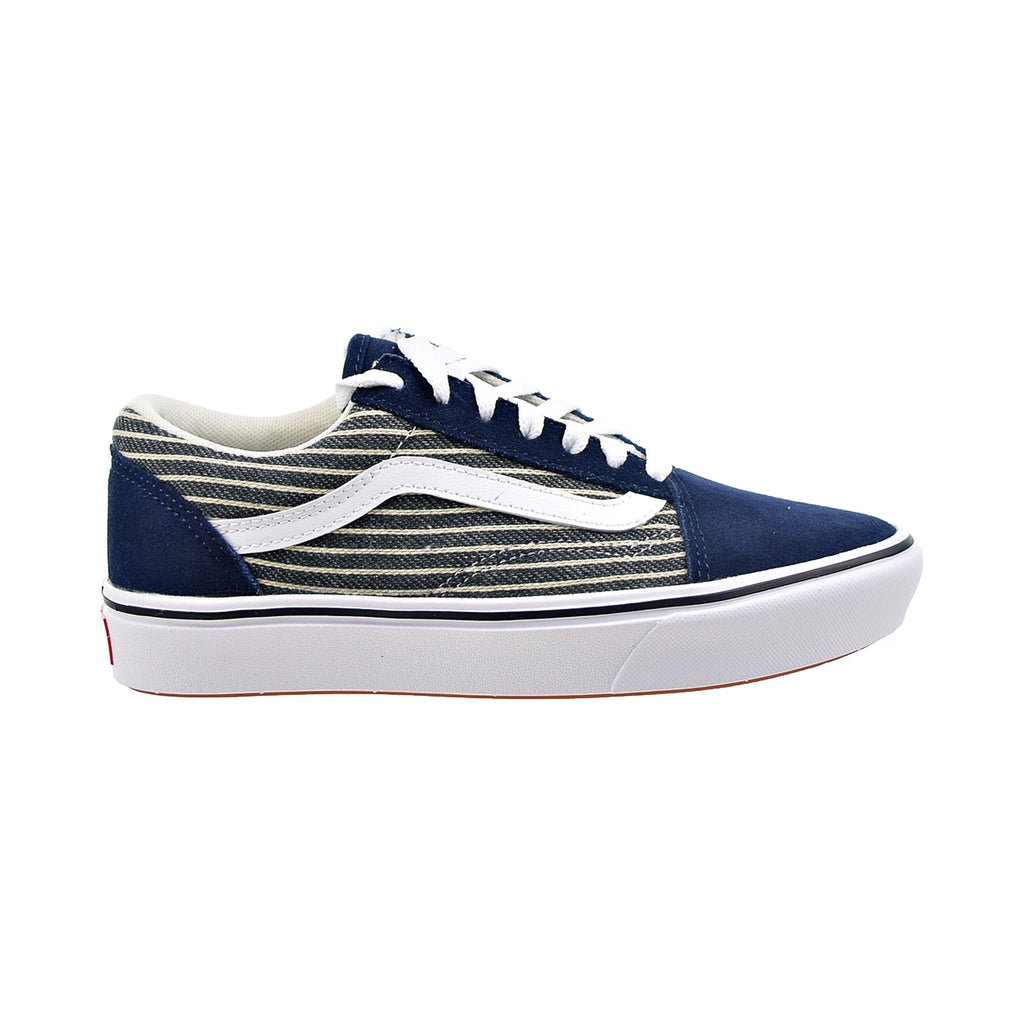 Vans Comfycush Old Skool Men's Shoes Dress Blues-True White