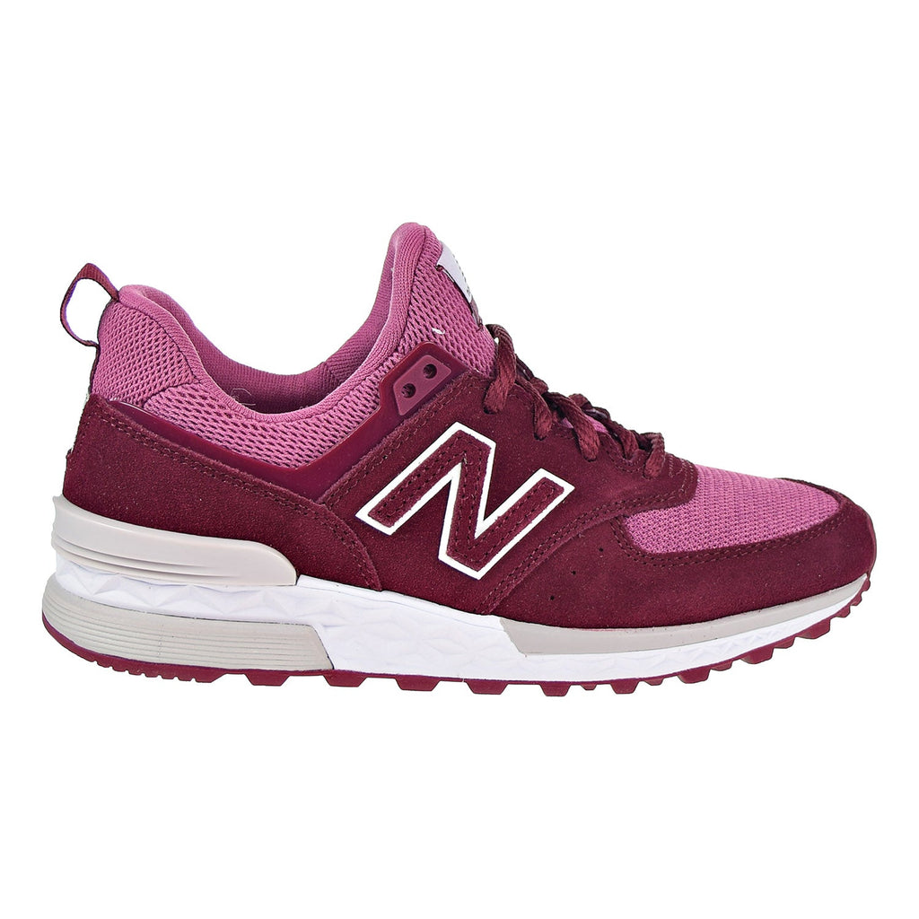 New Balance 574 Sport Women's Shoes Burgundy/White