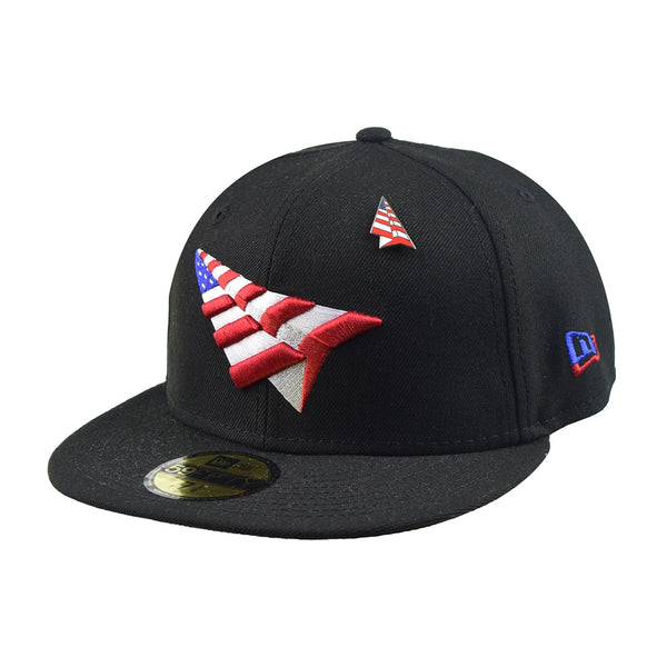 Paper Plane New Era 59Fifty American Dream Men's Fitted Hat Black