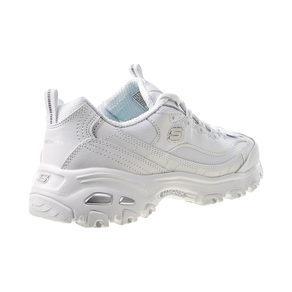 skrue marts pas Skechers D'Lites Fresh Start Extra Wide Width Women's Shoes White-Silv –  Sports Plaza NY