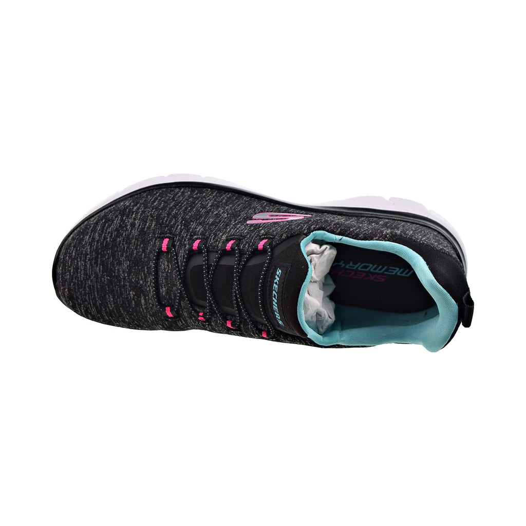 Skechers Summits Quick Getaway Slip-On Women's Shoes Black-Blue – Sports  Plaza NY