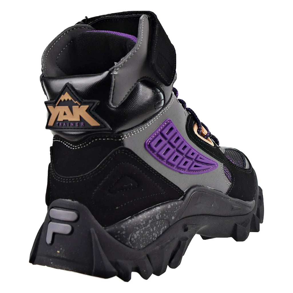 Fila Yak Men s Boots Black Grey Purple Sports Plaza NY