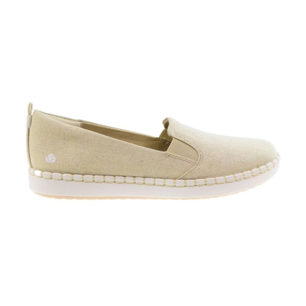 Clarks Step Glow Slip Women's Shoes Soft Gold 