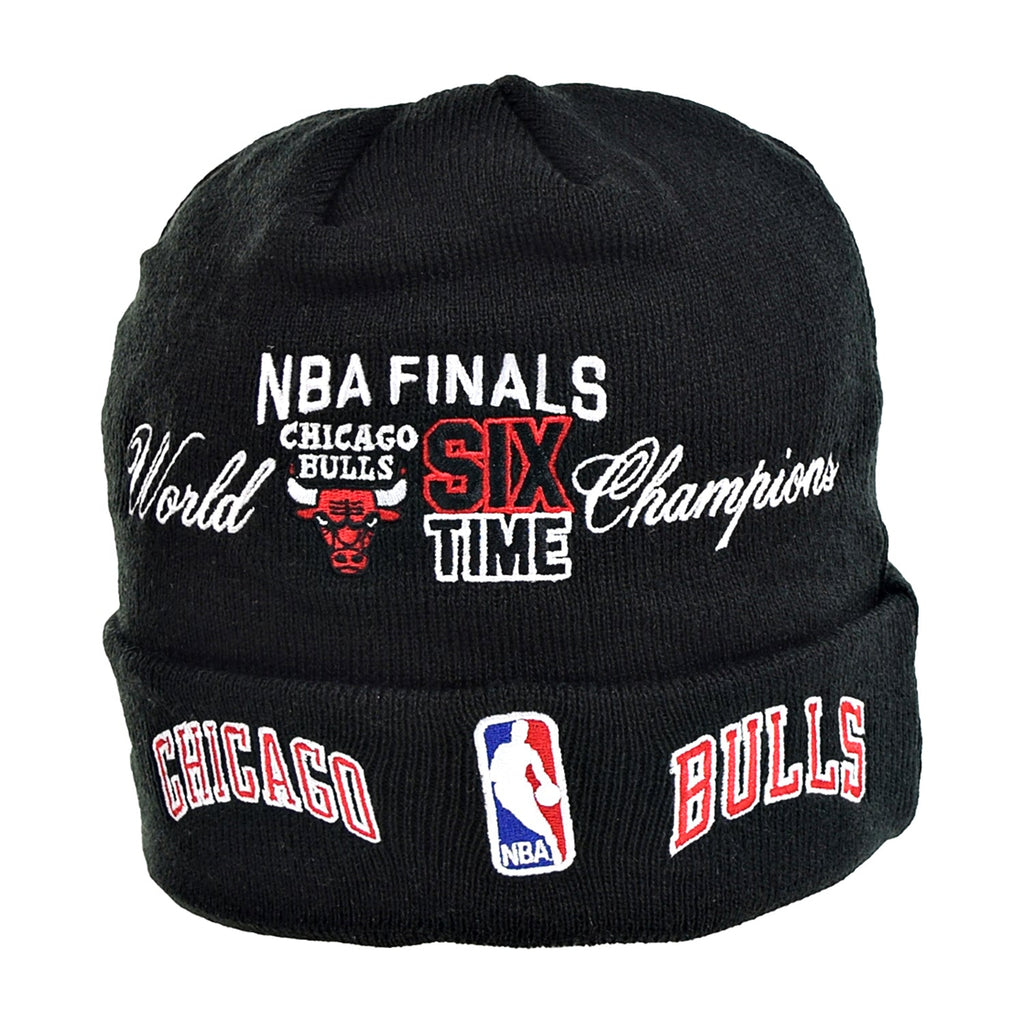 New Era Chicago Bulls World Champions Sports Knit Men's Winter Beanie Black