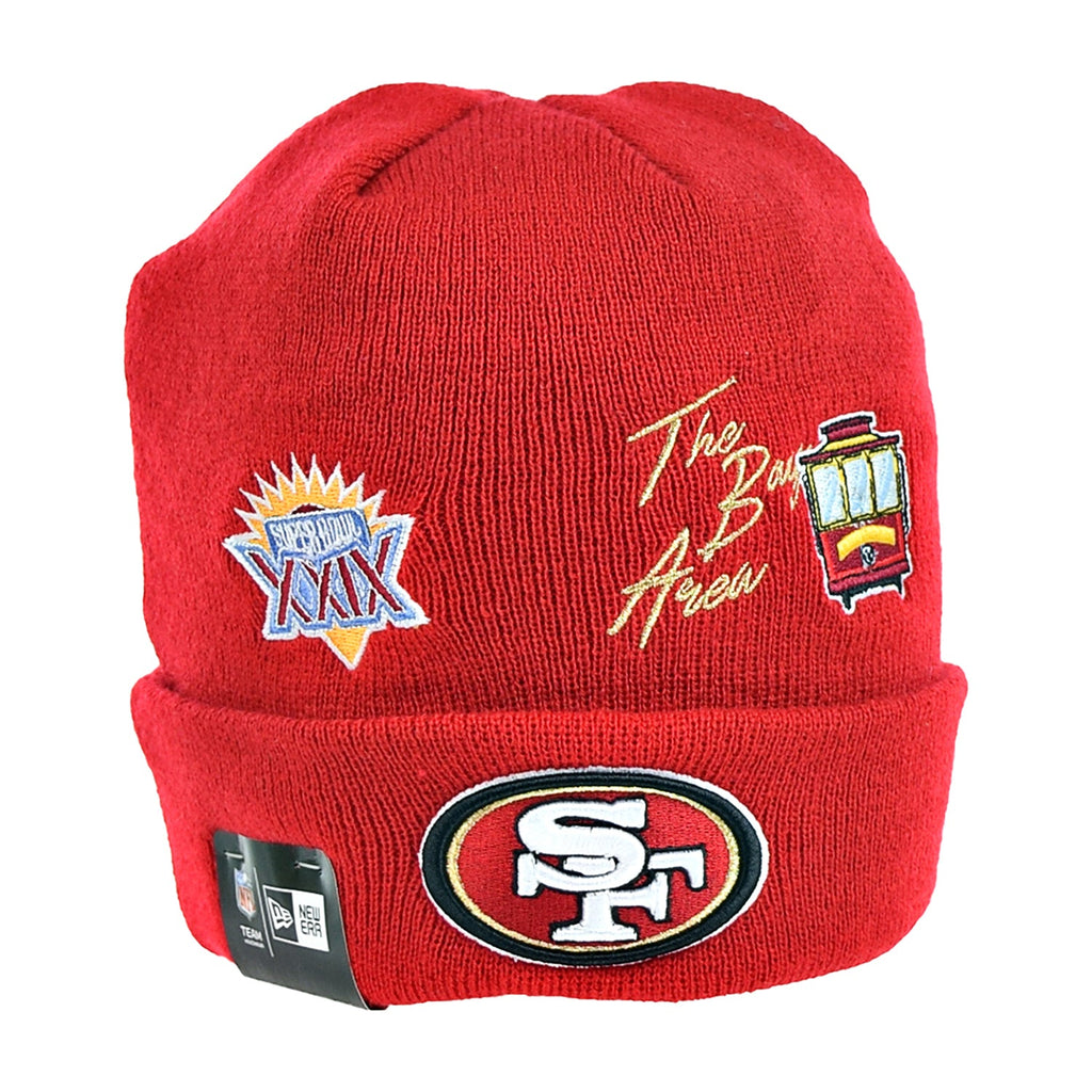 New Era San Francisco 49ers City Transit Men's Knit Beanie Red