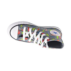 Converse Chuck Taylor All Star Grey-Blac Cool – Dinoverse Shoes NY Hi Sports Plaza Kids