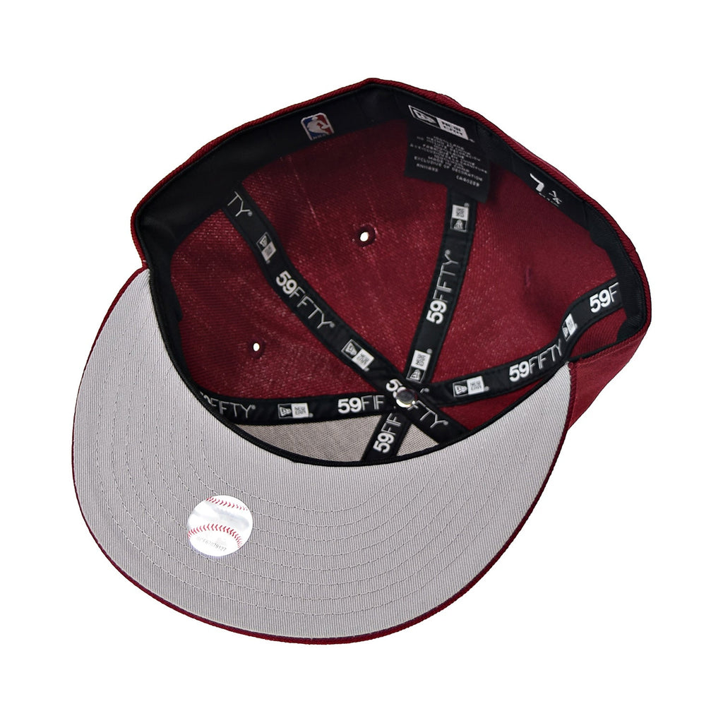 New Era Men's Hat - Burgundy