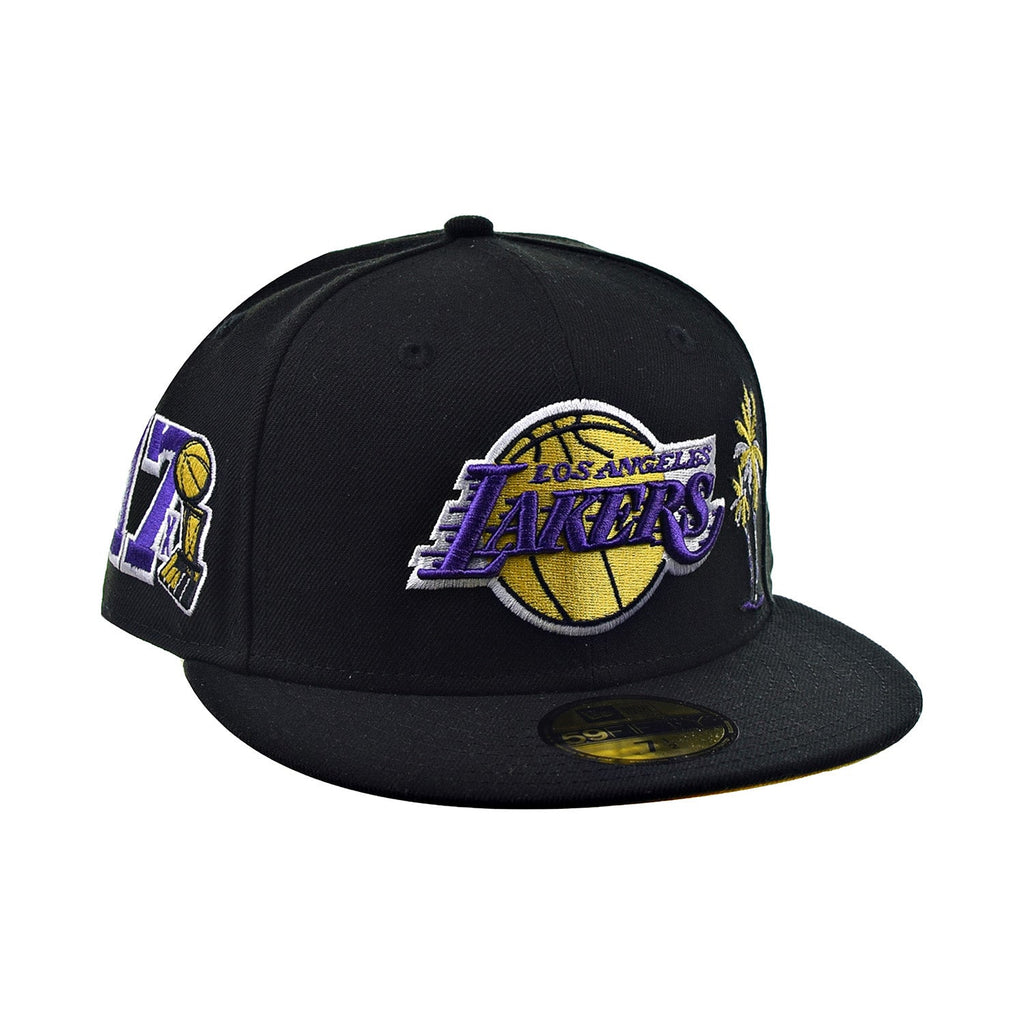 New Era Los Angeles Lakers Purple Green Edition 59Fifty Fitted Hat