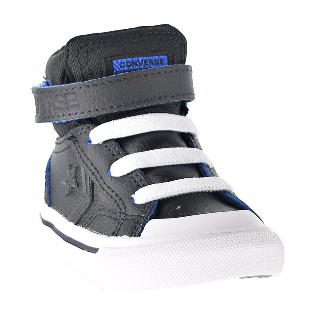 Toddler Black-Hyper Pro Hi Converse NY – Blaze Two-Tone Shoes Strap Leather Sports Plaza
