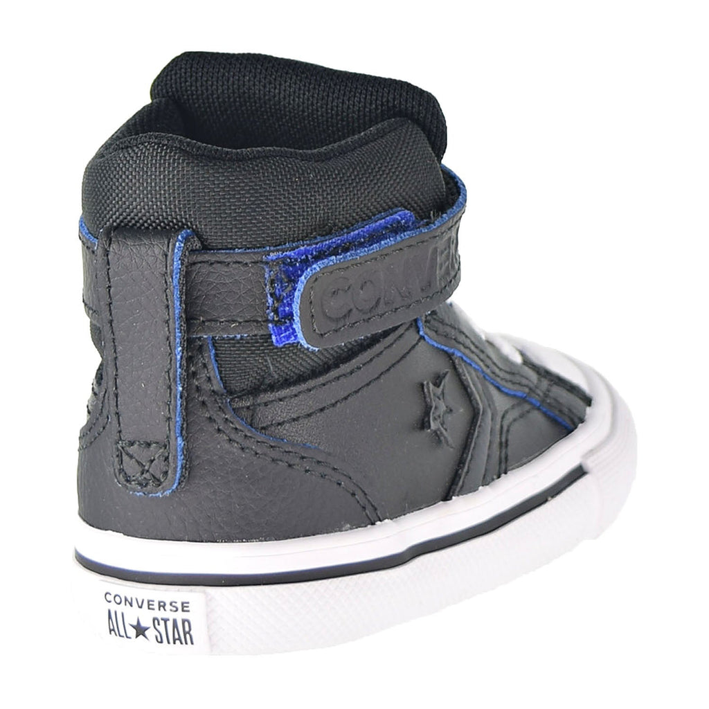 Converse Pro Blaze Toddler Hi Two-Tone Shoes NY Black-Hyper – Plaza Strap Leather Sports