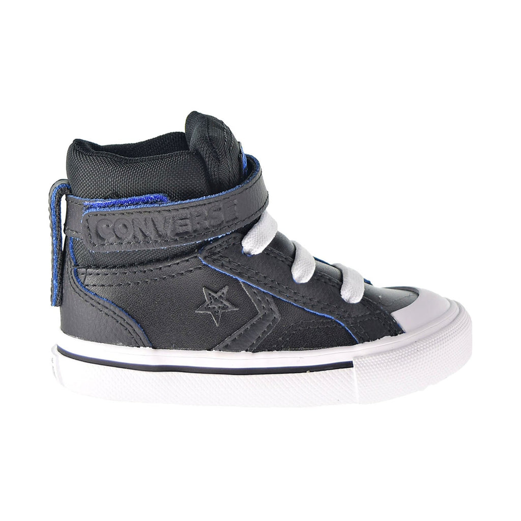 Converse NY Pro Blaze Black-Hyper Plaza Leather Two-Tone Hi Sports – Strap Toddler Shoes